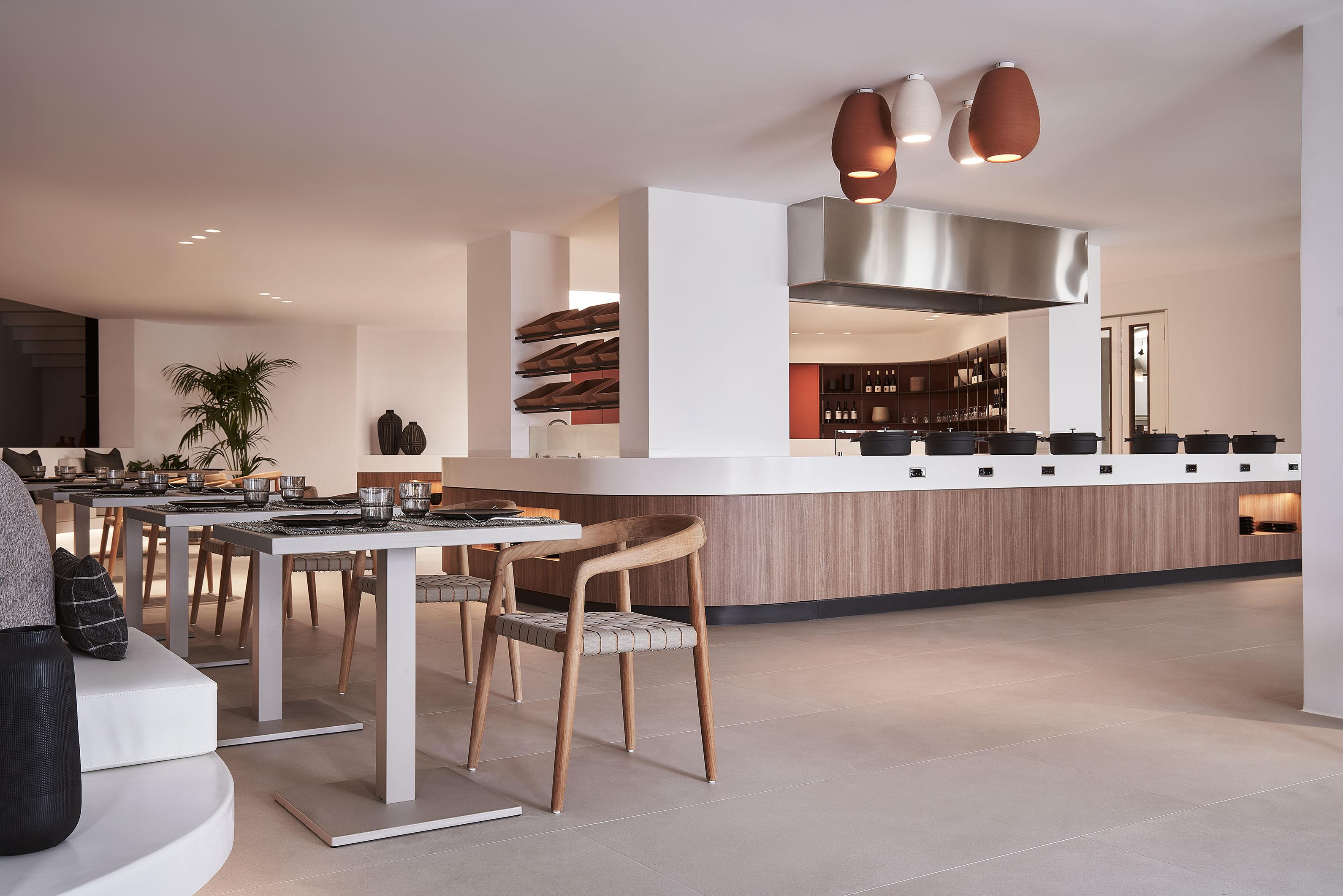 Orama Hotel & Spa ثيرا المظهر الخارجي الصورة The Kitchen