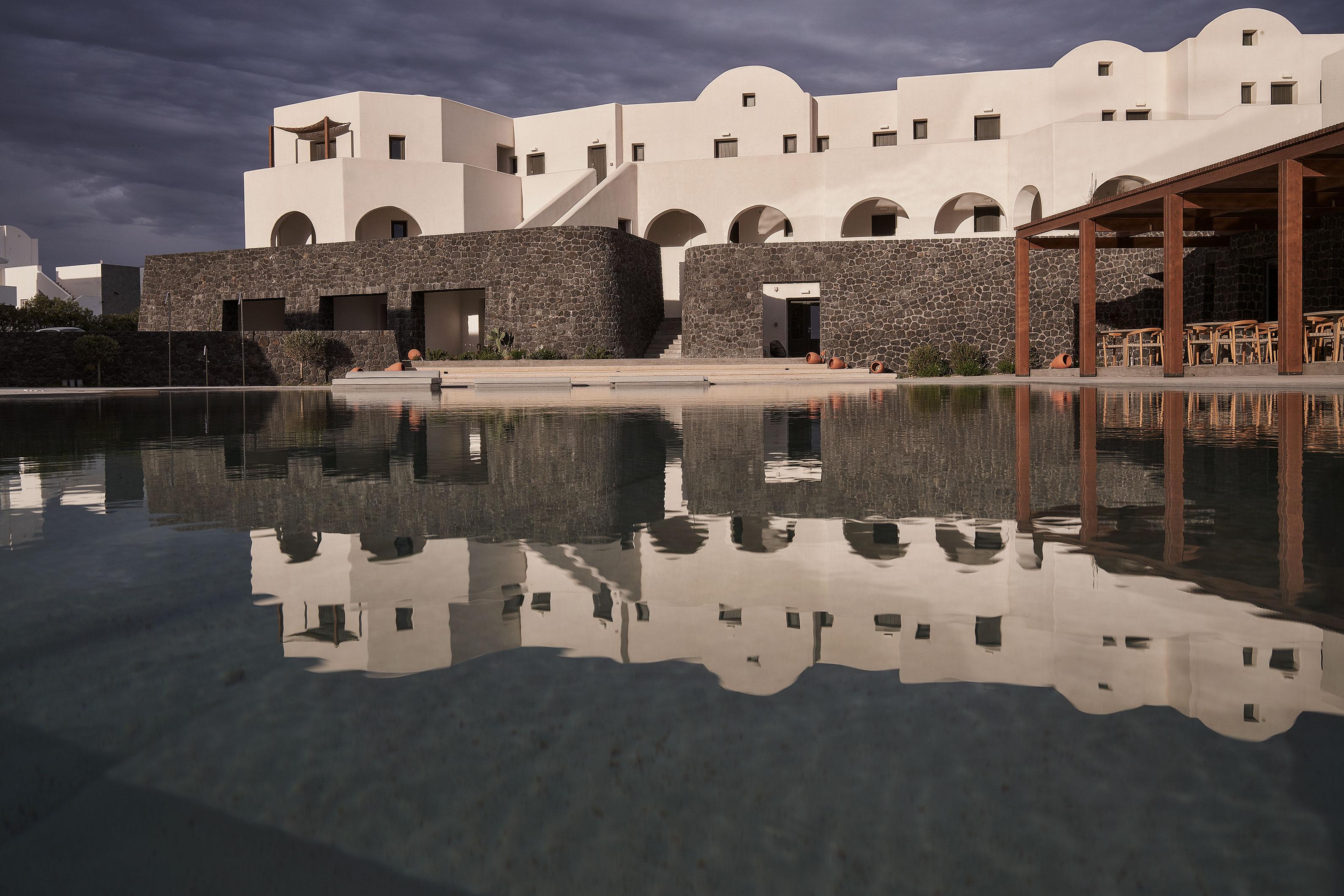 Orama Hotel & Spa ثيرا المظهر الخارجي الصورة The Santa Marina Hotel